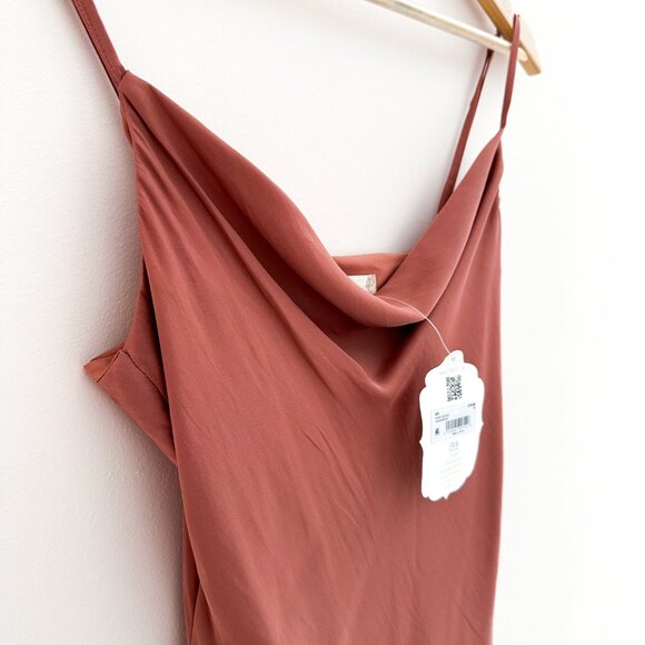 Altar'd State Terracotta Midi Dress - Picture 4 of 11